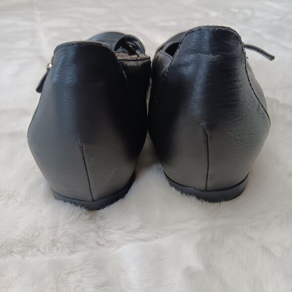 Flat Black Sandle Shoes Size 7.5 M - Picture 8 of 14